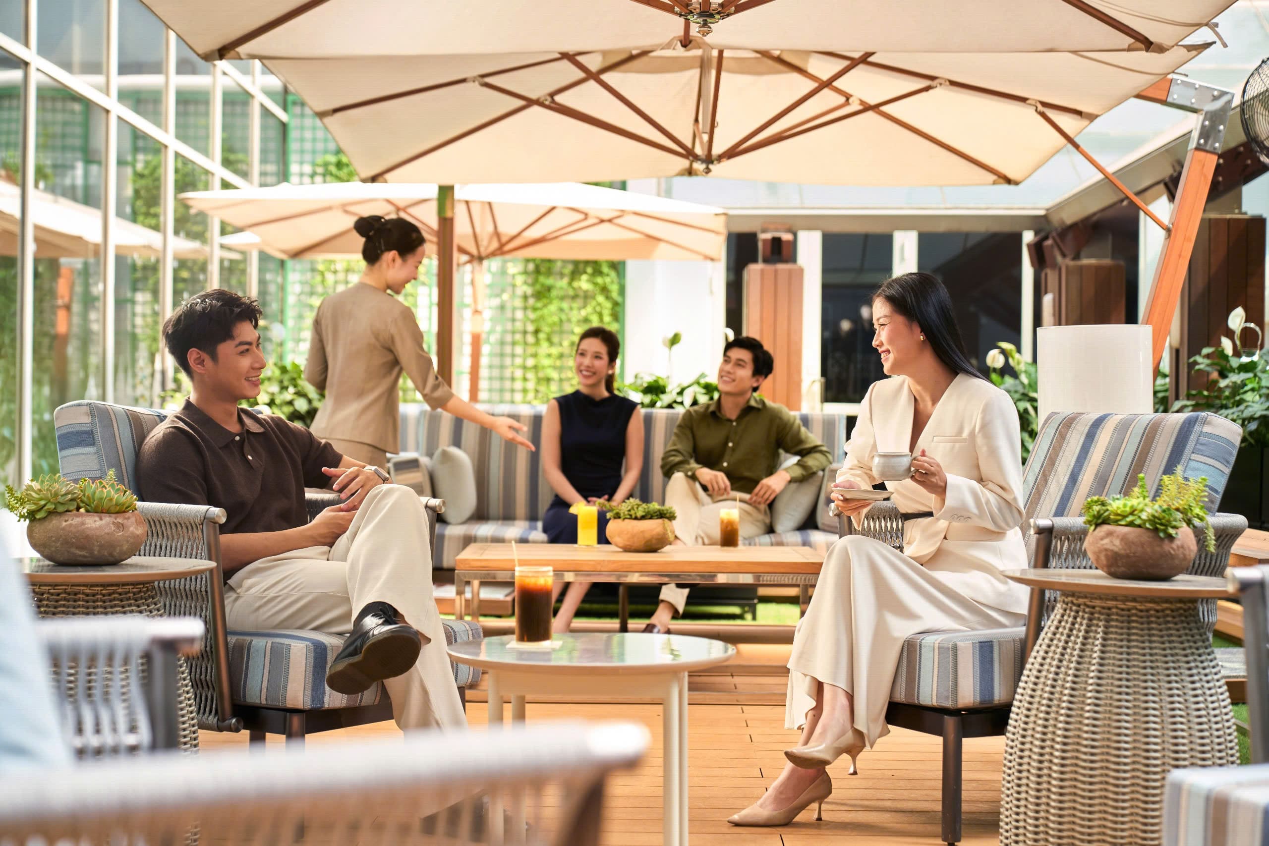 Residents Relaxing