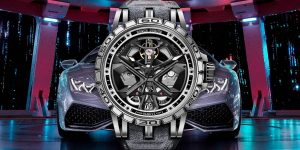 Sở hữu 88 siêu phẩm đồng hồ Roger Dubuis x Lamborghini Excalibur Huracán Performanceante