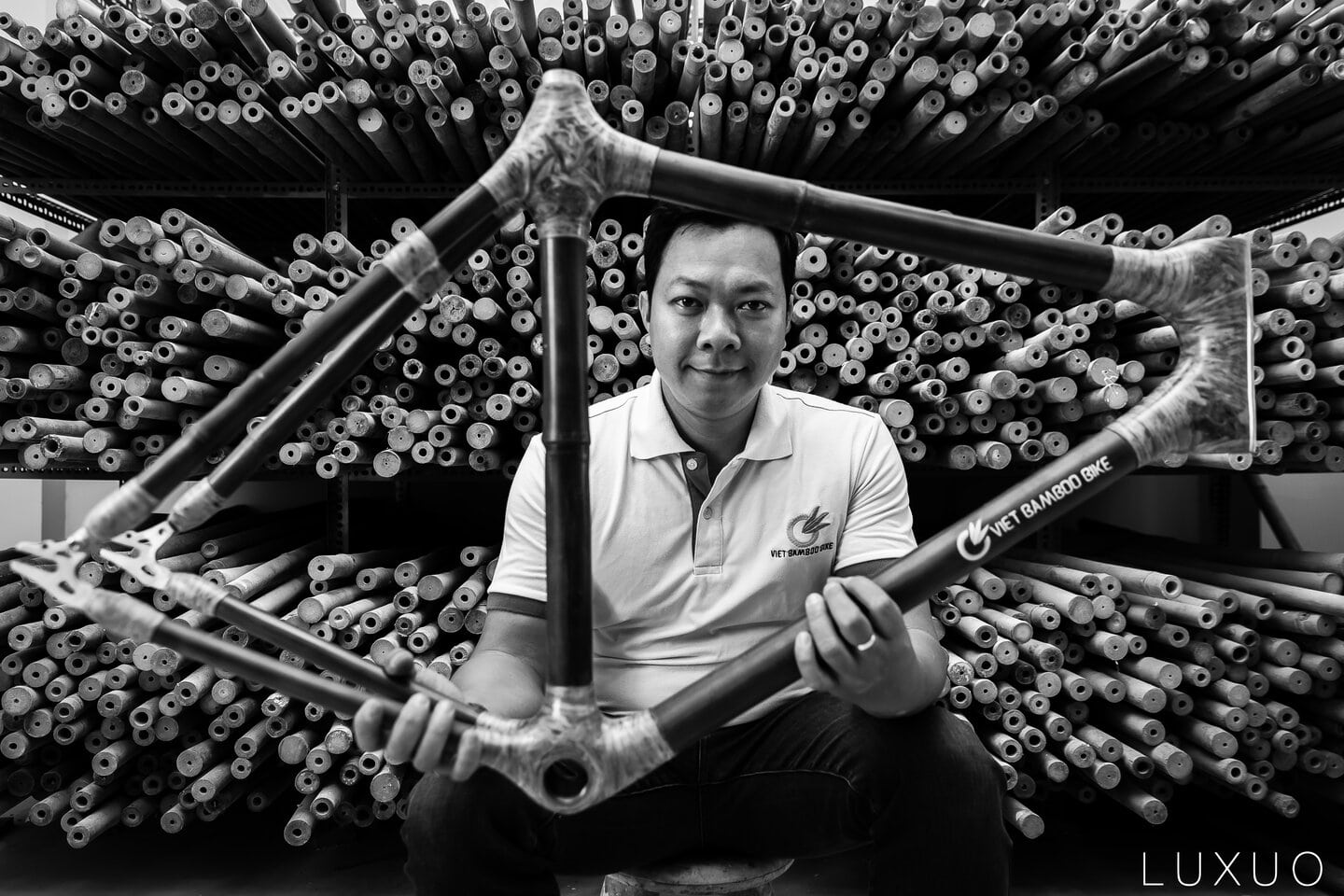 Khung xe đạp tre  New Bamboo