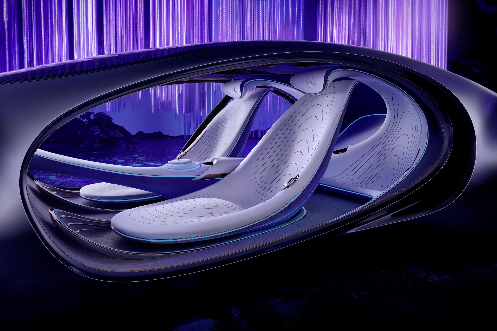 Chi tiết MercedesBenz Vision AVTR  mẫu xe lấy cảm hứng từ Avatar
