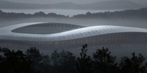 Zaha Hadid Architects thiết kế sân vận động bằng gỗ đầu tiên trên thế giới