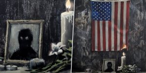 Banksy tưởng niệm cái chết của George Floyd và ủng hộ chiến dịch “Black Lives Matter