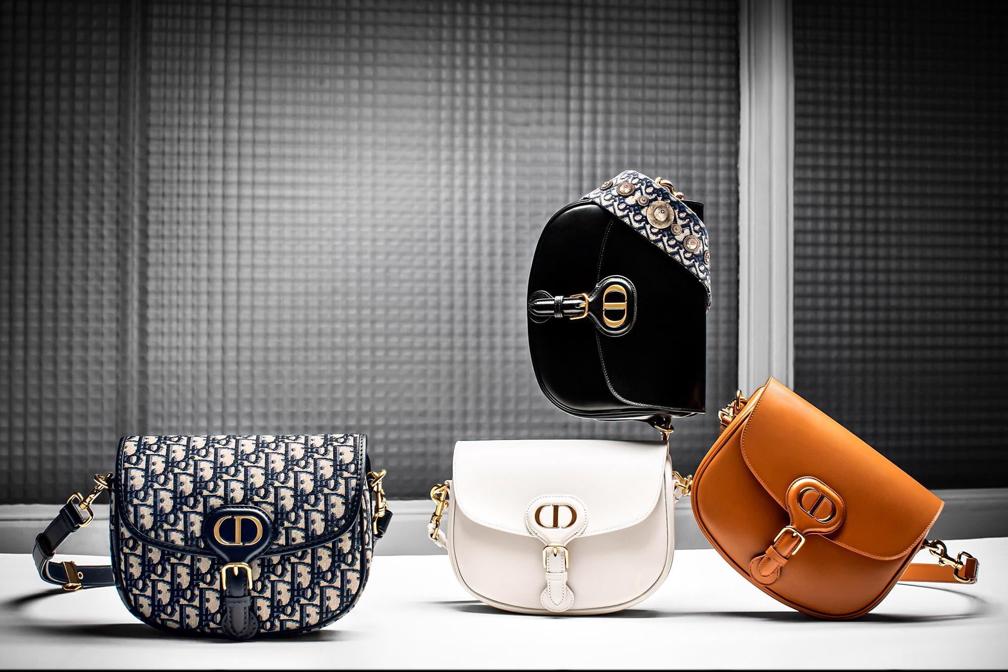 Medium Dior Bobby Bag Gray Dior Oblique Jacquard  DIOR US