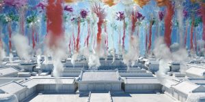 Màn pháo hoa thực tế ảo đáng kinh ngạc của nghệ sĩ Cai Guo-Qiang