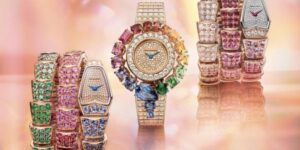 Bvlgari thể hiện tình yêu với đá quý màu trong bộ sưu tập đồng hồ trang sức mới