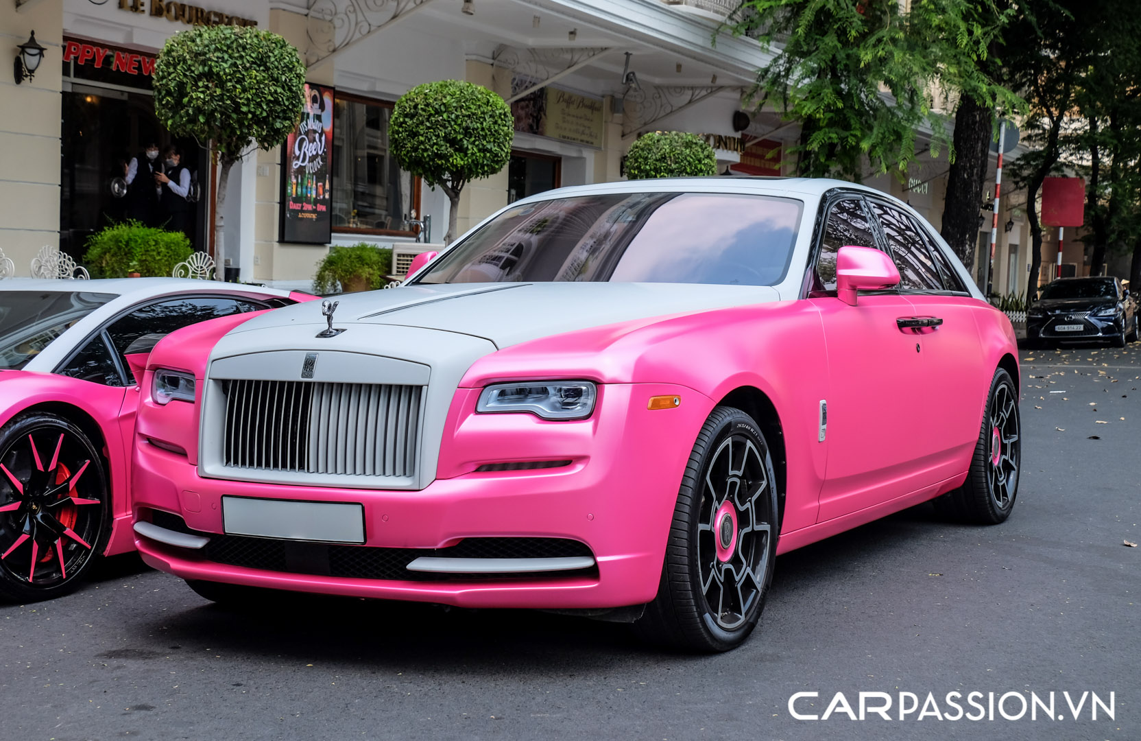 Pink rolls royce hires stock photography and images  Alamy