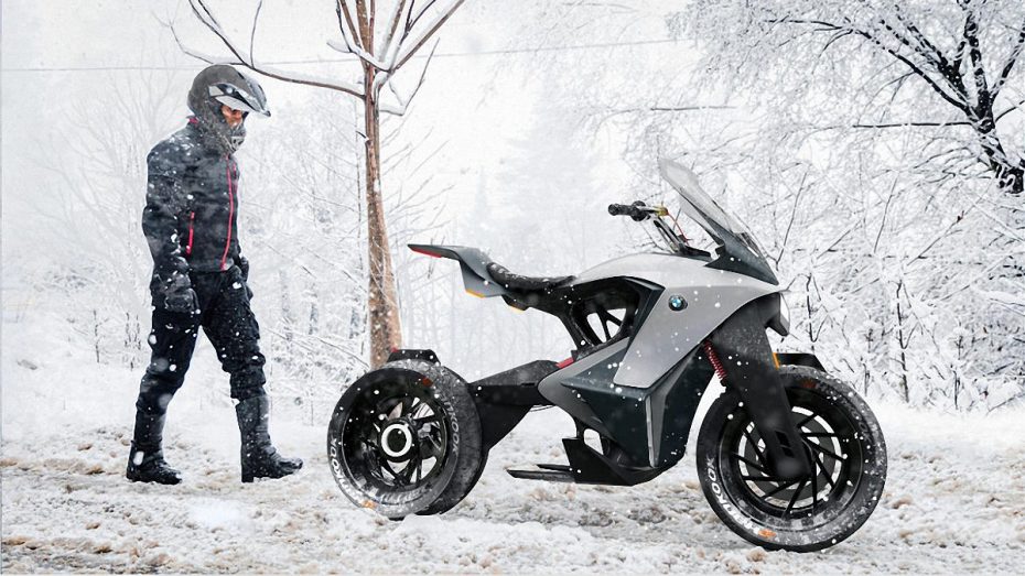  BMW lanza súper motocicleta eléctrica con drone