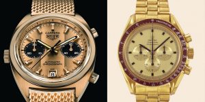 Chọn mua đồng hồ Chronograph: Heuer Carrera Ref 1158 hay Omega Speedmaster Ref BA145.022?