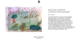 Rolls-Royce công bố người chiến thắng cuộc thi Wildlife Garden Competition