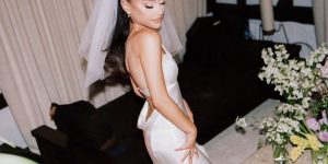 Lễ cưới Ariana Grande:  Váy cưới Vera Wang, cảm hứng từ biểu tượng Audrey Hepburn