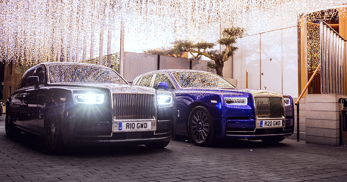 2019 Used RollsRoyce Phantom Saloon  Midnight Sapphire