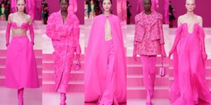 Valentino Thu Đông 2022: Vạn sắc hồng