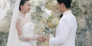 Không gian hoa tao nhã trong đám cưới của Ngô Thanh Vân – Huy Trần