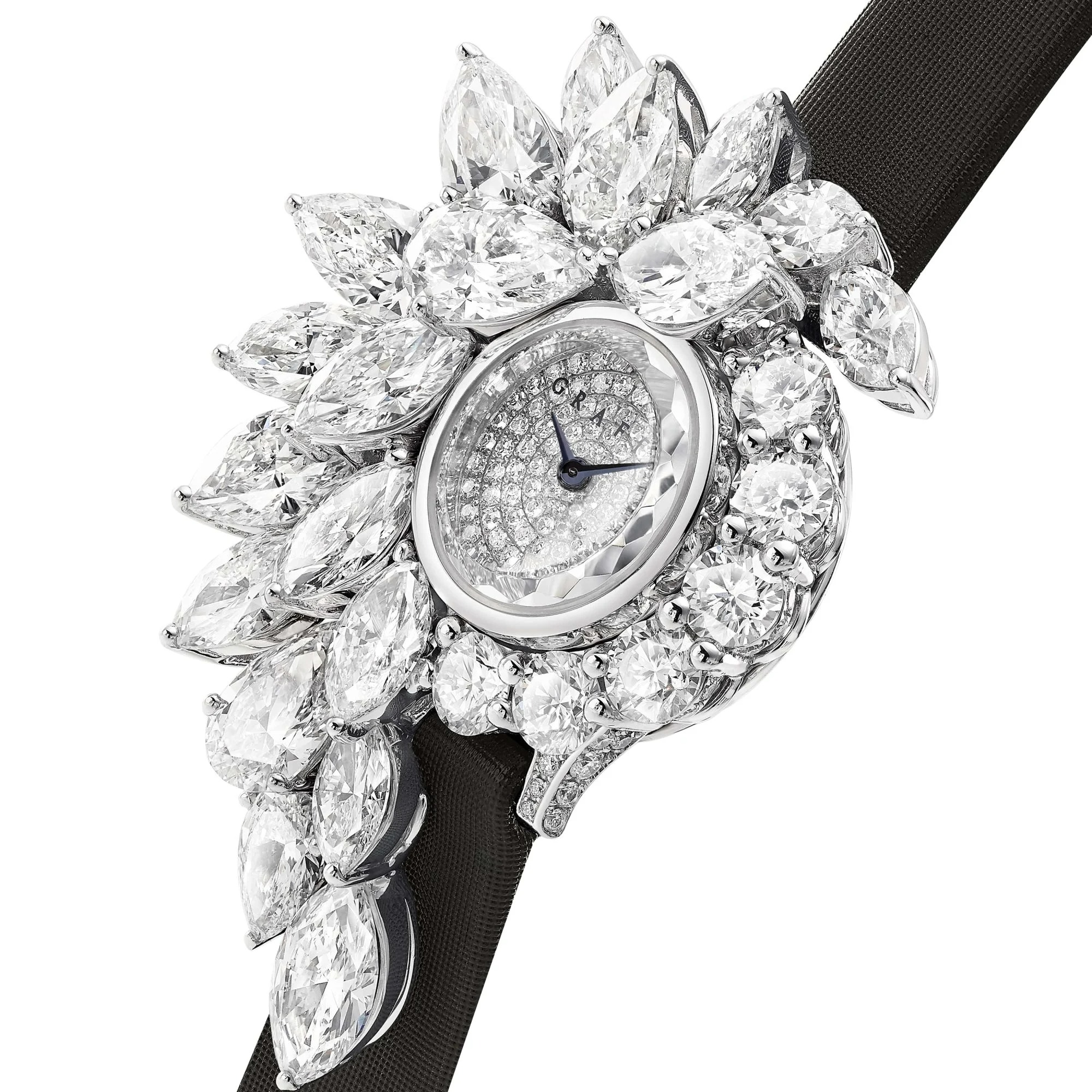 Đồng hồ Graff Abstract Diamond đính tổng cộng 13,58 carat kim cương