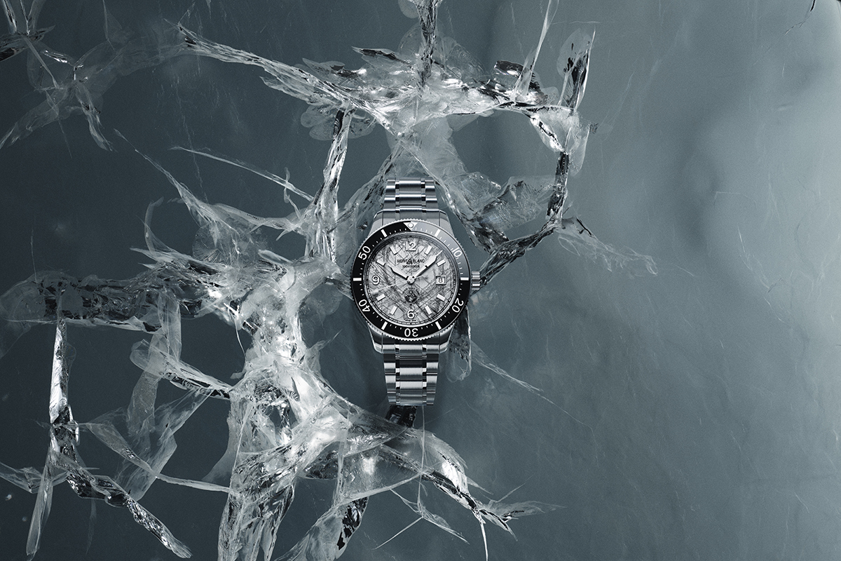 Đồng hồ Montblanc 1858 Iced Sea trở lại với phiên bản mặt số màu xám