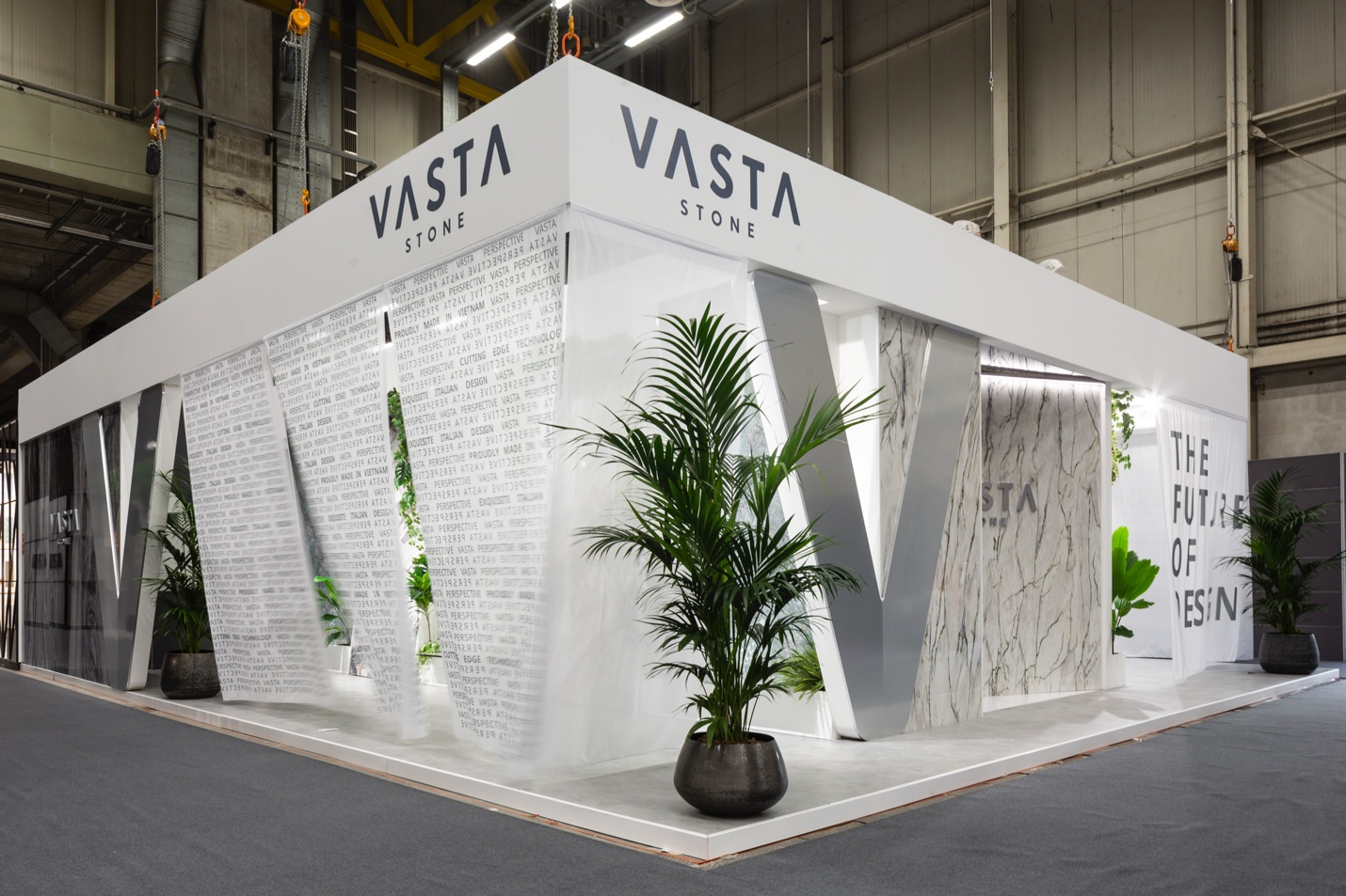 Thiết kế gian hàng đầy sáng tạo của Vasta Stone: Hướng đến những điều vô hạn phi thường