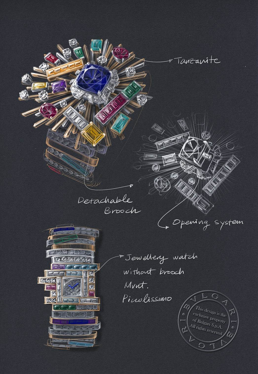 BST Bvlgari Polychroma - trang sức cao cấp