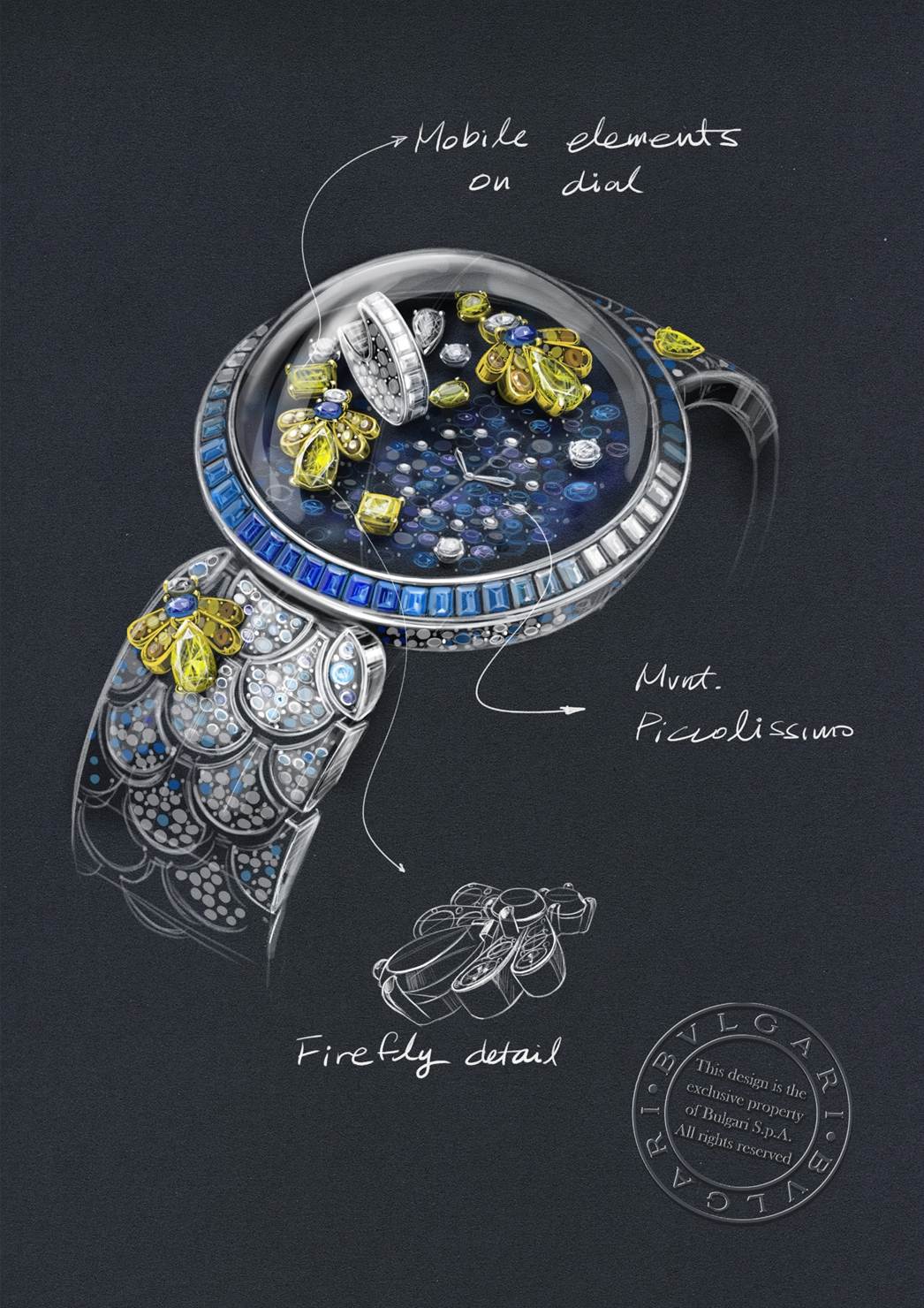 BST Bvlgari Polychroma - trang sức cao cấp