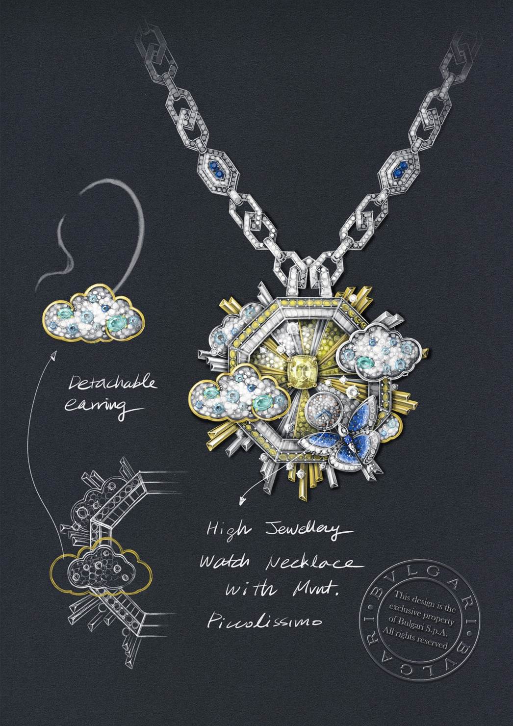 BST Bvlgari Polychroma - trang sức cao cấp