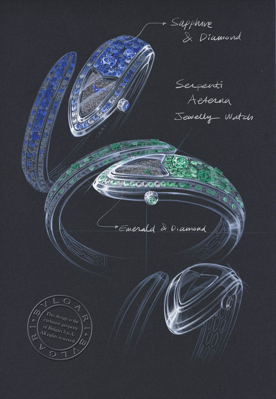 BST Bvlgari Polychroma - trang sức cao cấp