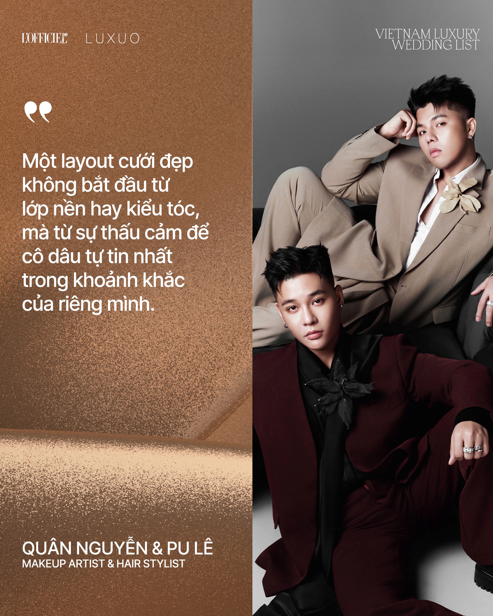 Quân Nguyễn - Pu Lê - trang điểm - làm tóc - wedding symphony - luxuo 7