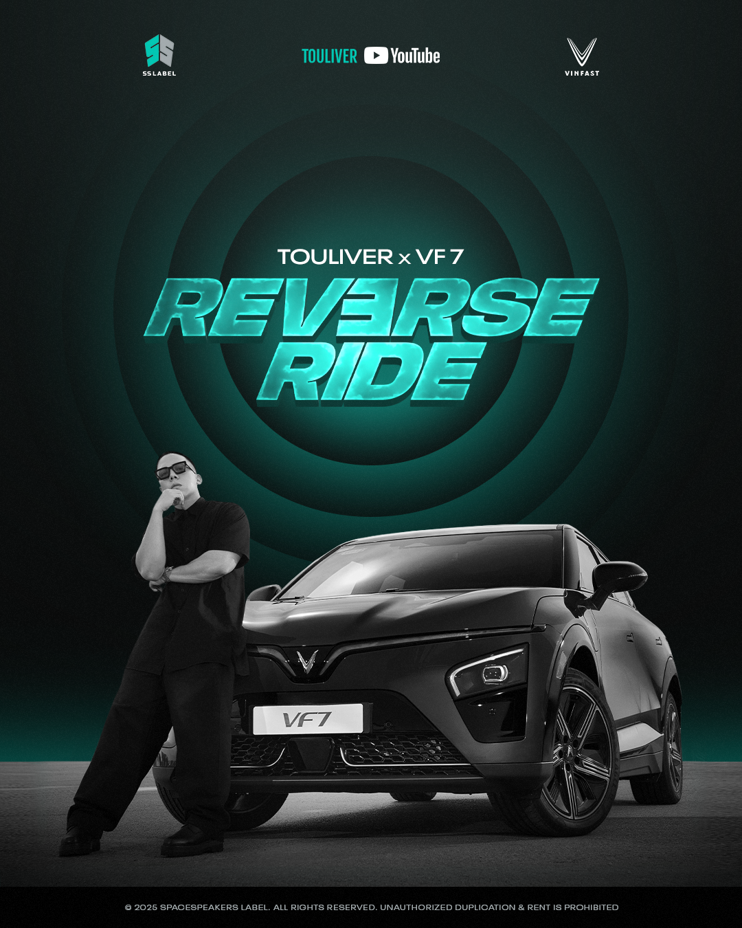 VinFast VF7 - reverse ride - touliver - remix - phù thủy âm nhạc - sáng tác - luxuo