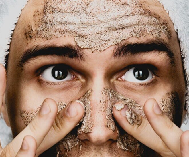 tẩy tế bào chết - chăm sóc da cho nam - sức khỏe - luxuo