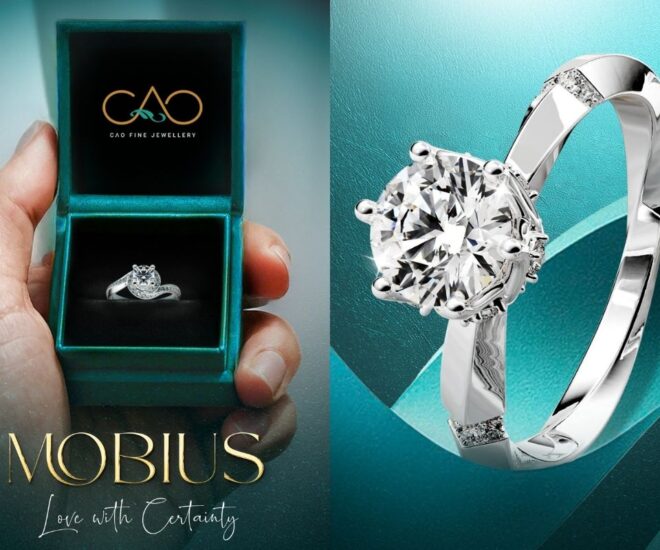 CAO Fine Jewellery - trang sức cưới - mobius - biểu tượng tình yêu chắc chắn - luxuo fea