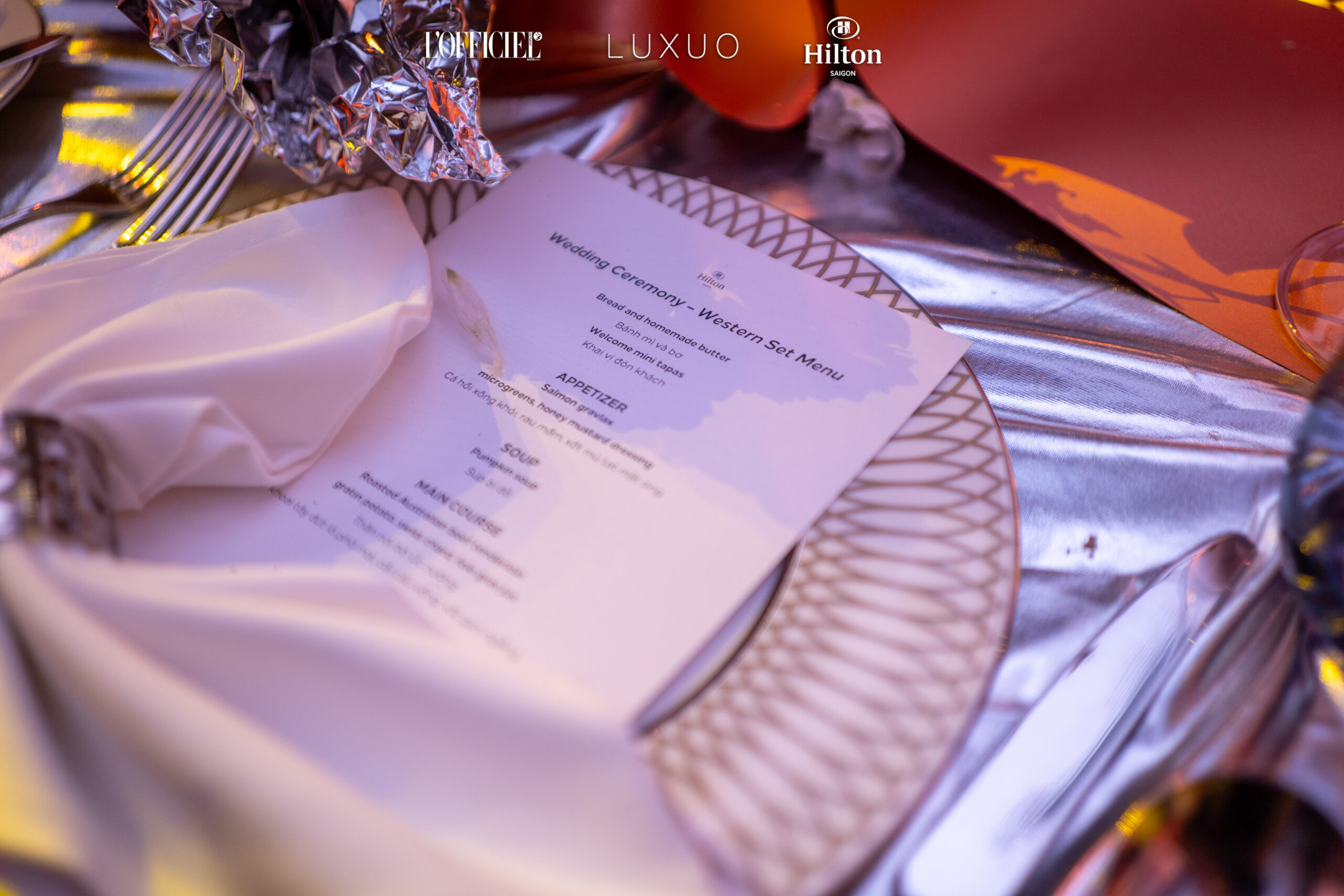 Vietnam Wedding Awards 2025 - không gian trải nghiệm ballroom - timeless elegance - vẻ đẹp vượt thời gian - Wedding Symphony - luxuo