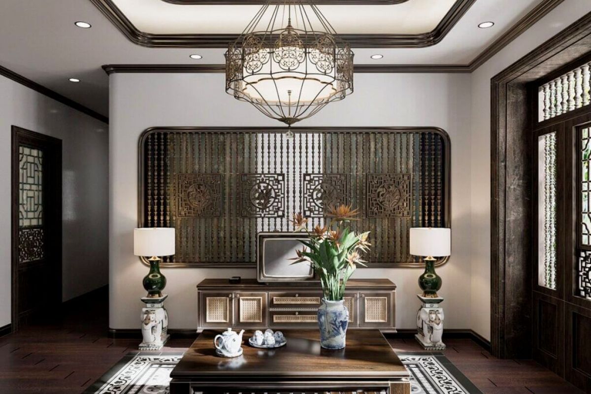 không gian sống - indochine - phong cách cổ điển - tinh thần hiện đại - mây tre nứa - sang trọng - luxuo