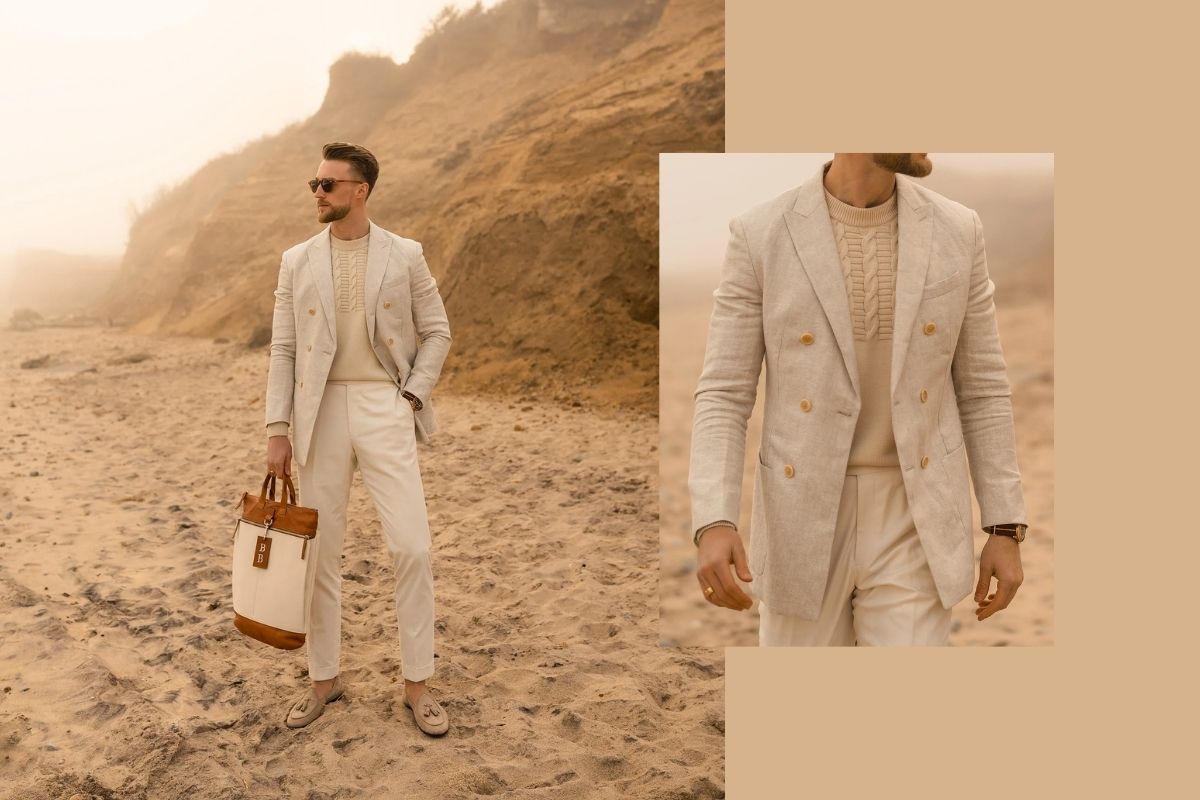 phối đồ một màu - monochrome - trang phục đơn sắc - thời trang nam - luxuo 9