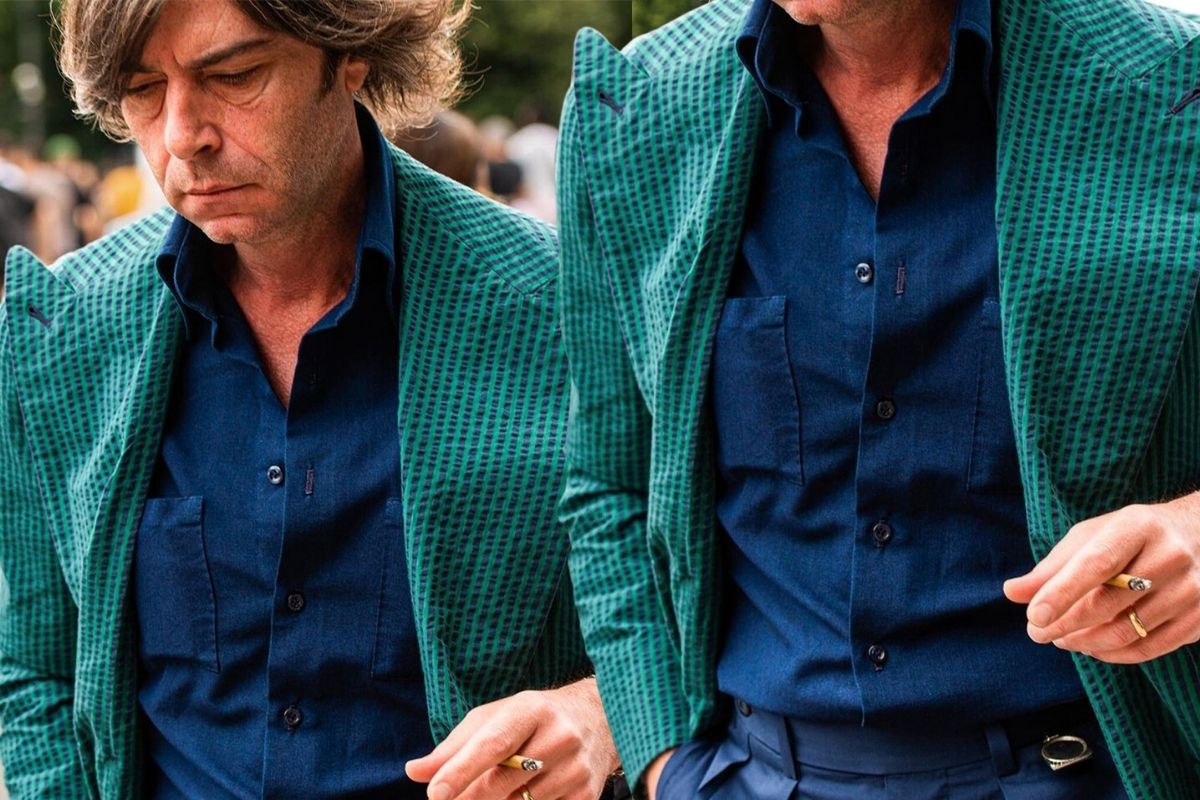 thời trang nam - 70s - cổ điển - phối đồ quần áo - blazer ve rộng 2- luxuo