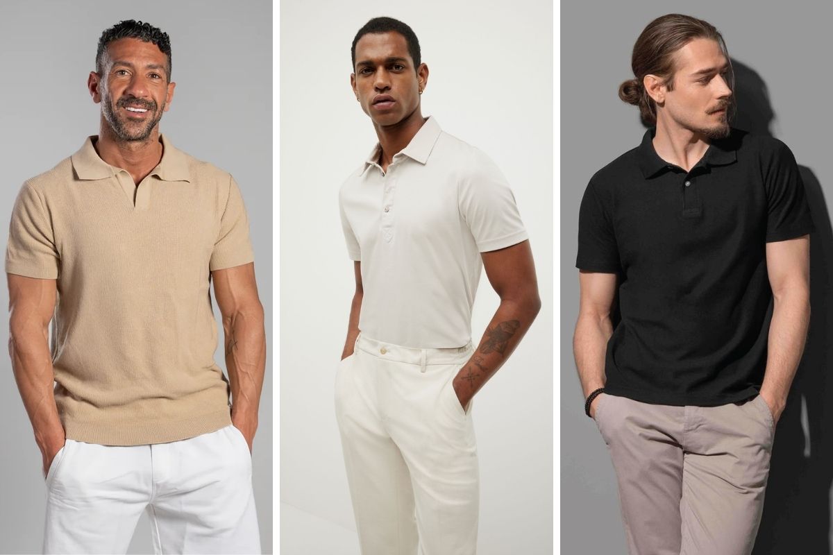 thời trang nam - phong cách thanh lịch - phối đồ - polo trung tính - luxuo