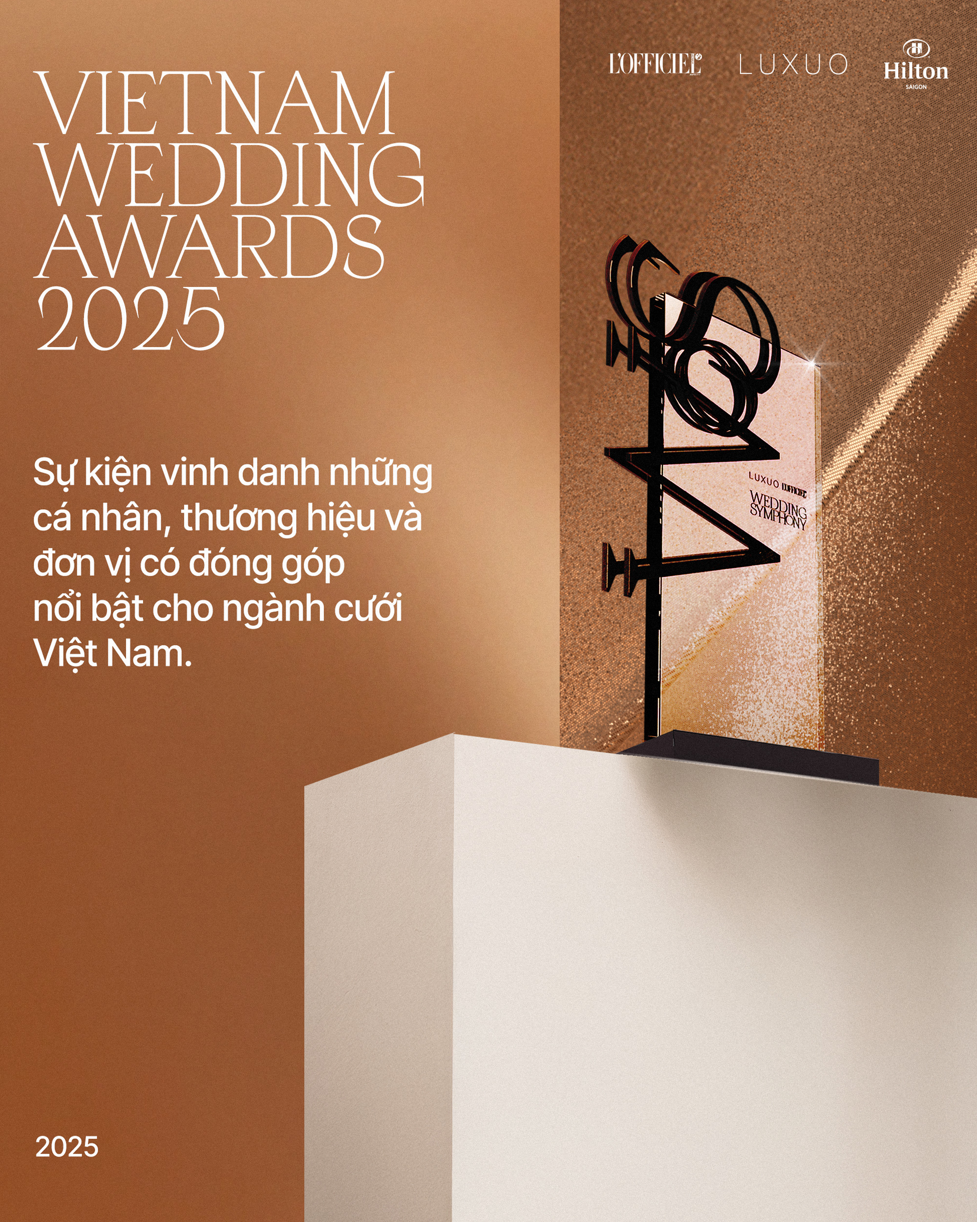 wedding symphony 2025 - tôn vinh giá trị vượt thời gian - lễ cưới bespoke - luxuo 2