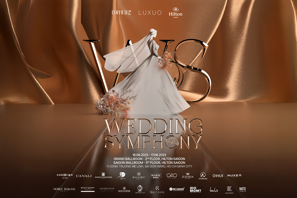 wedding symphony 2025 - tôn vinh giá trị vượt thời gian - lễ cưới bespoke - luxuo fea