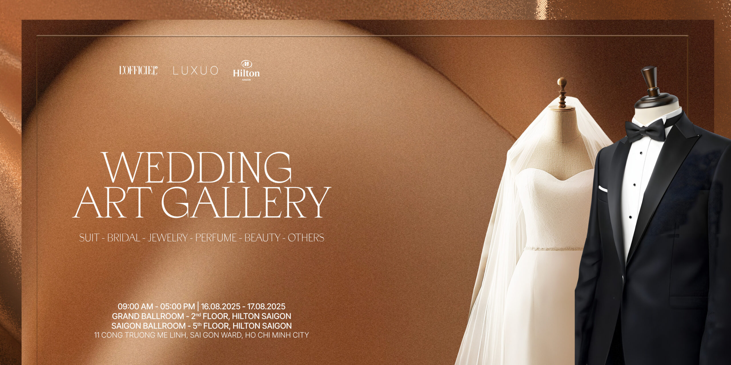 wedding symphony 2025 - wedding art gallery - workshop - tôn vinh giá trị vượt thời gian - lễ cưới bespoke - luxuo 1