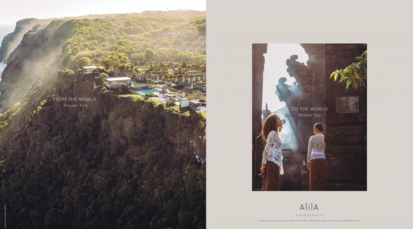 Alila - A World Awaits - chiến dịch truyền thông - du lịch trải nghiệm - du lịch bản địa - bản sắc và văn hóa - thiên nhiên - luxuo banner