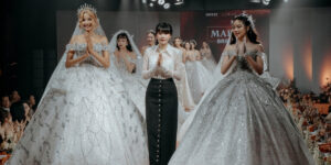 Marie Bridal khẳng định vị thế thương hiệu váy cưới thiết kế tại Wedding Symphony Art Gallery