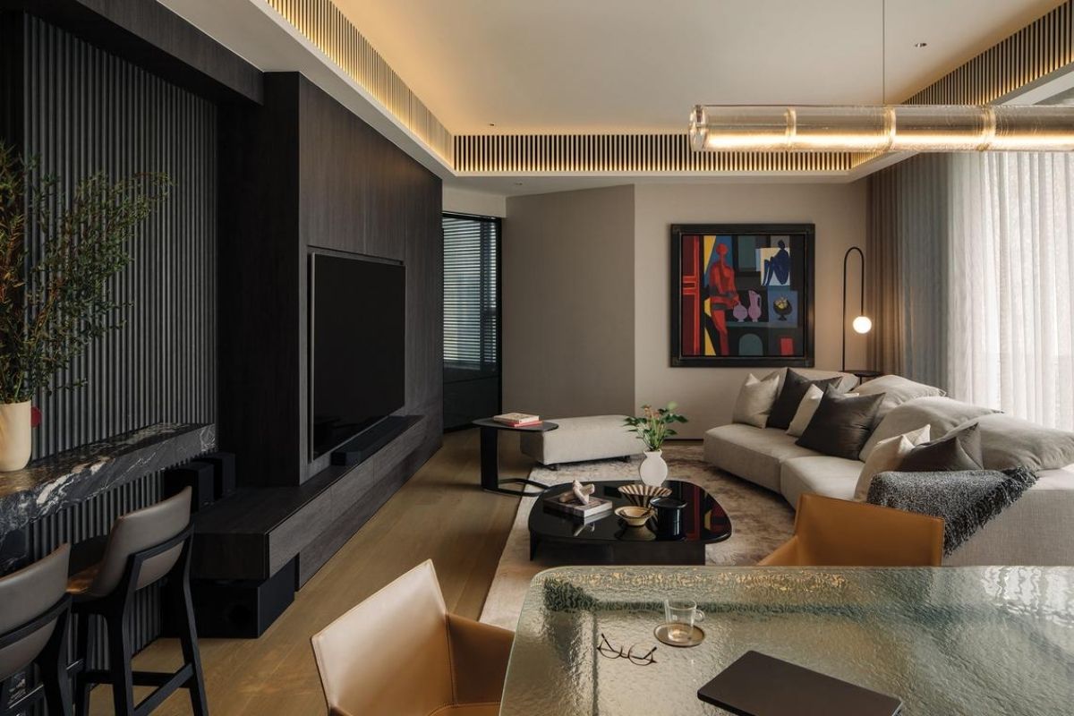 không gian sống - trang trí nội thất - nhà ở sang trọng - hiện đại, tối ưu không gian - luxuo 1