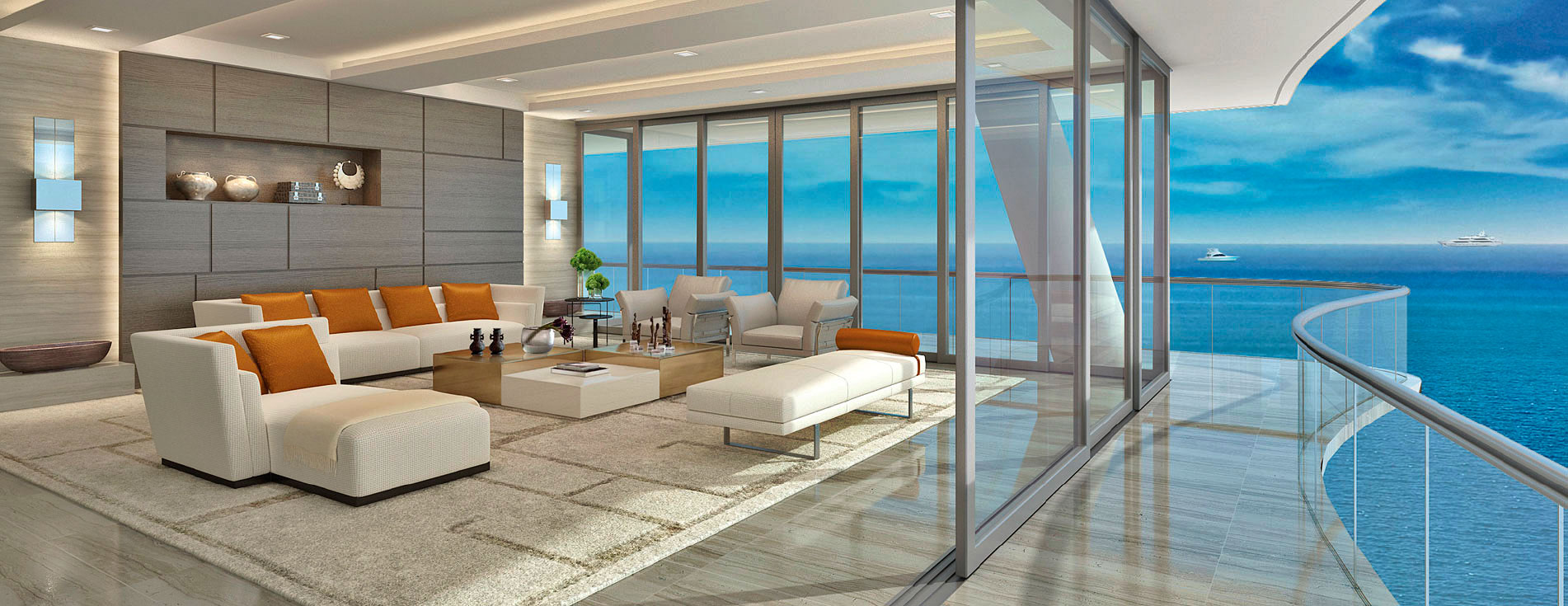 Fendi Château Residences - bất động hàng hiệu - Surfside Miami, Arquitectonica - Fendi Casa - luxuo 2