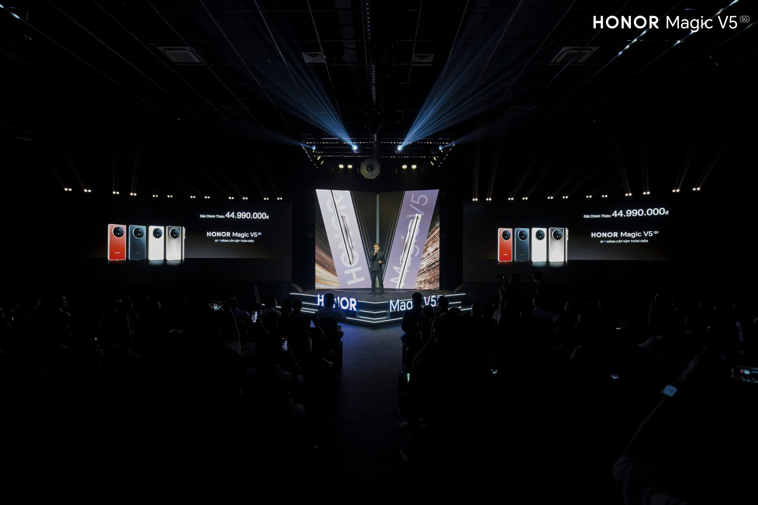 HONOR Magic V5 - điện thoại gập - smartphone gập - HONOR Việt Nam - công nghệ AI - thiết kế siêu mỏng - luxuo 5