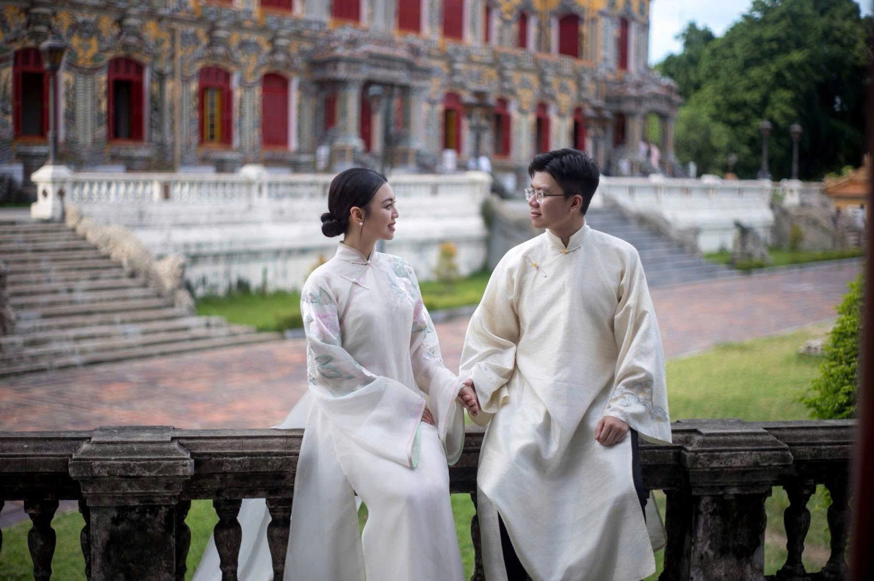 Lê Thùy Thảo Nguyên - đám cưới thiền - gia tộc Sơn Kim - hôn lễ nghệ thuật - văn hóa Việt - truyền thống - đám cưới thượng lưu - luxuo 19