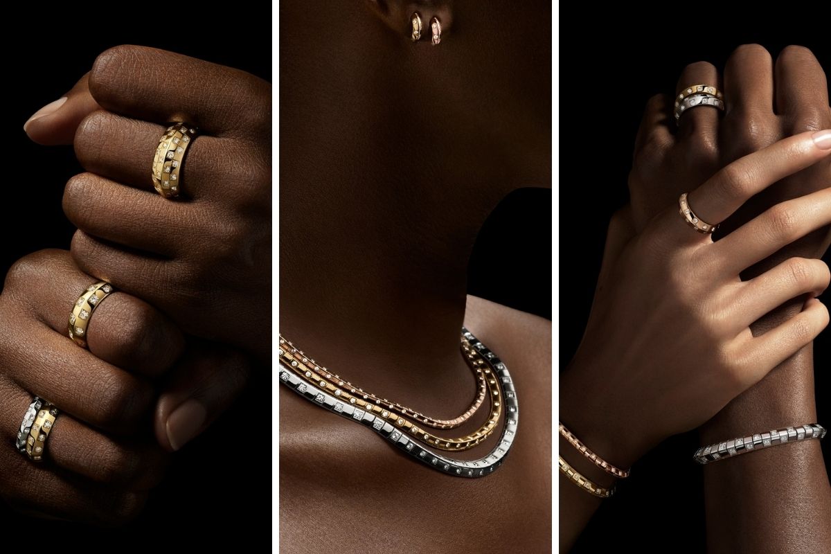 Louis Vuitton - họa tiết Damier - Le Damier de Louis Vuitton - trang sức unisex - cao cấp - thiết kế thủ công - chế tác tinh xảo - luxuo fea