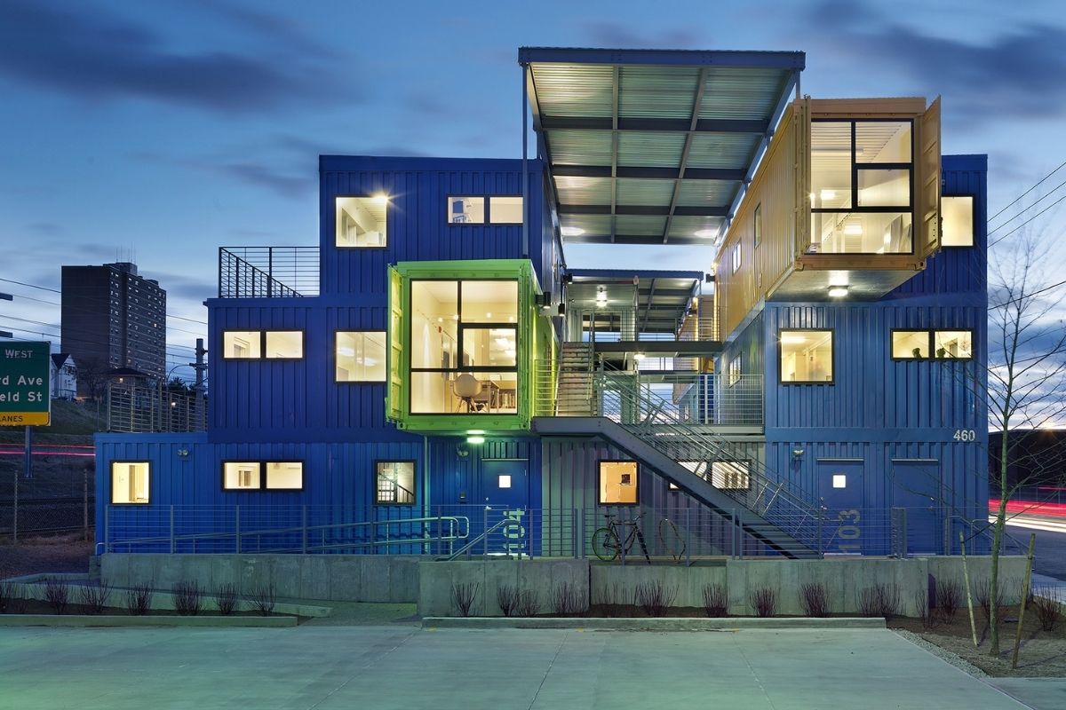 vật liệu tái chế - kiến trúc bền vững - công trình xanh - tái sử dụng vật liệu - luxuo 24