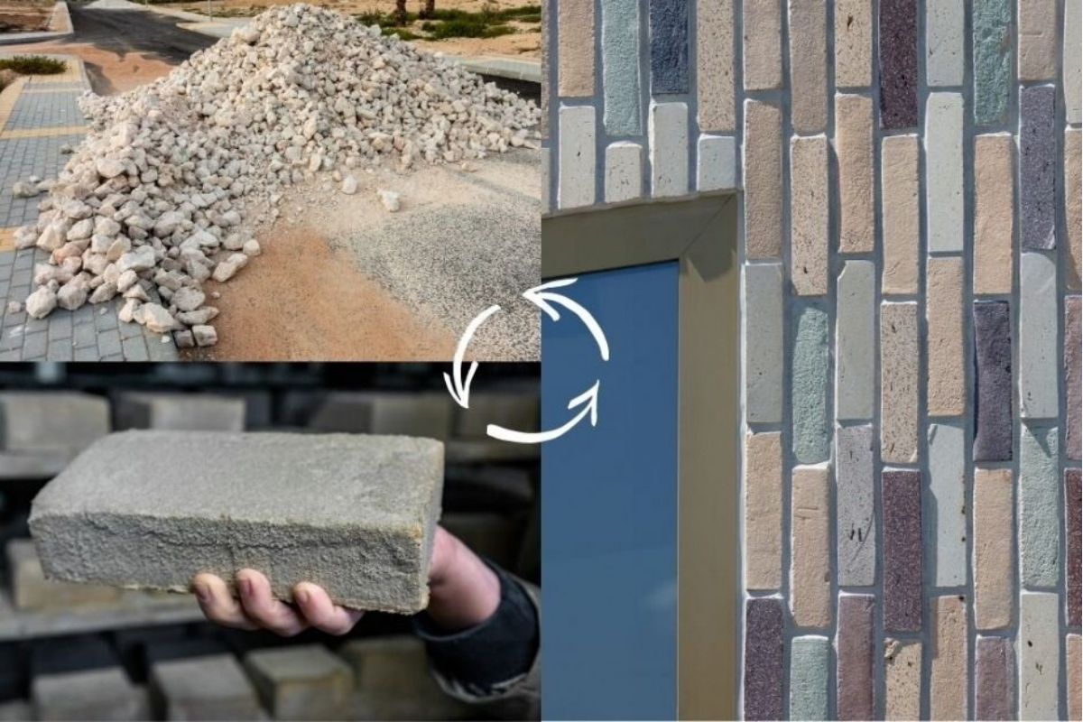 vật liệu tái chế - kiến trúc bền vững - công trình xanh - tái sử dụng vật liệu - luxuo 5