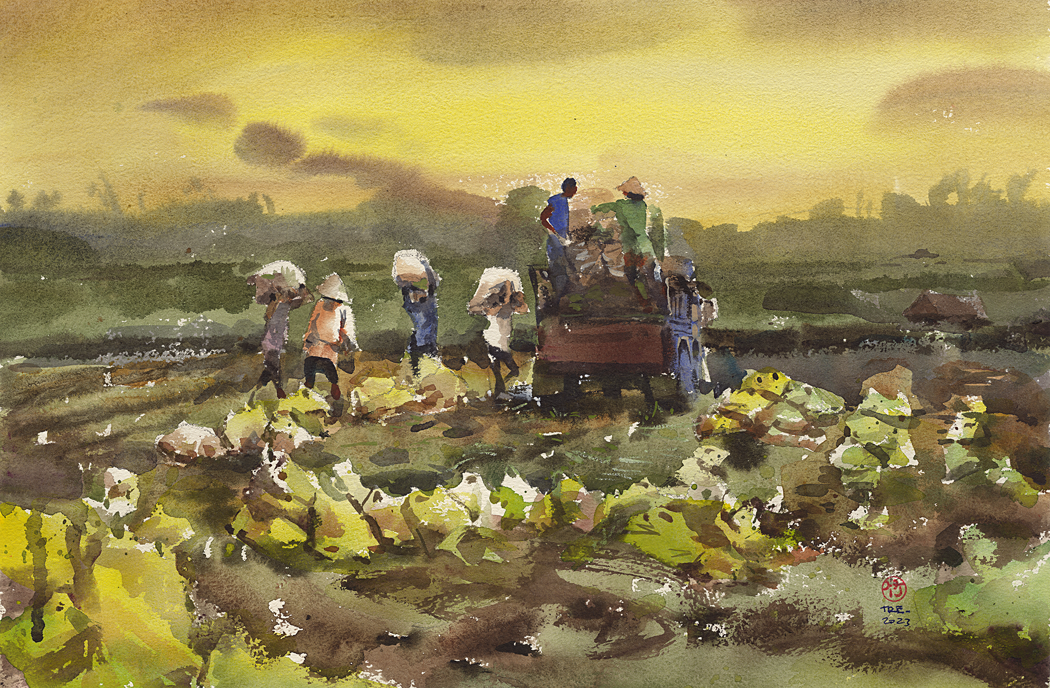 Vẽ - Đi - Tre - triển lãm hội họa - thiên nhiên Việt Nam - Đinh Quang Hải - nghệ thuật - văn hóa - luxuo 10