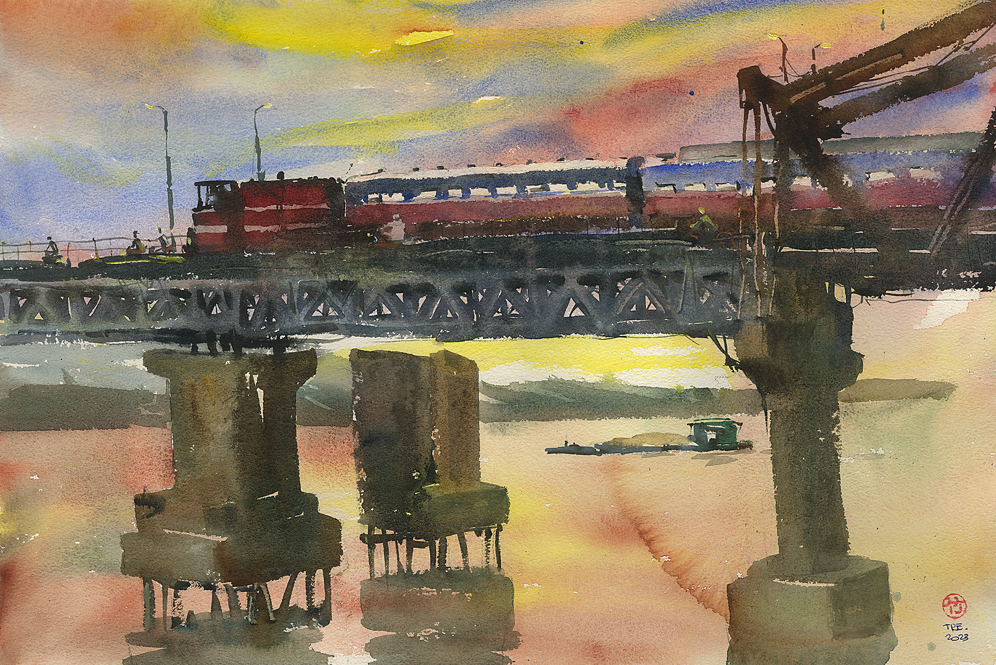 Vẽ - Đi - Tre - triển lãm hội họa - thiên nhiên Việt Nam - Đinh Quang Hải - nghệ thuật - văn hóa - luxuo 3