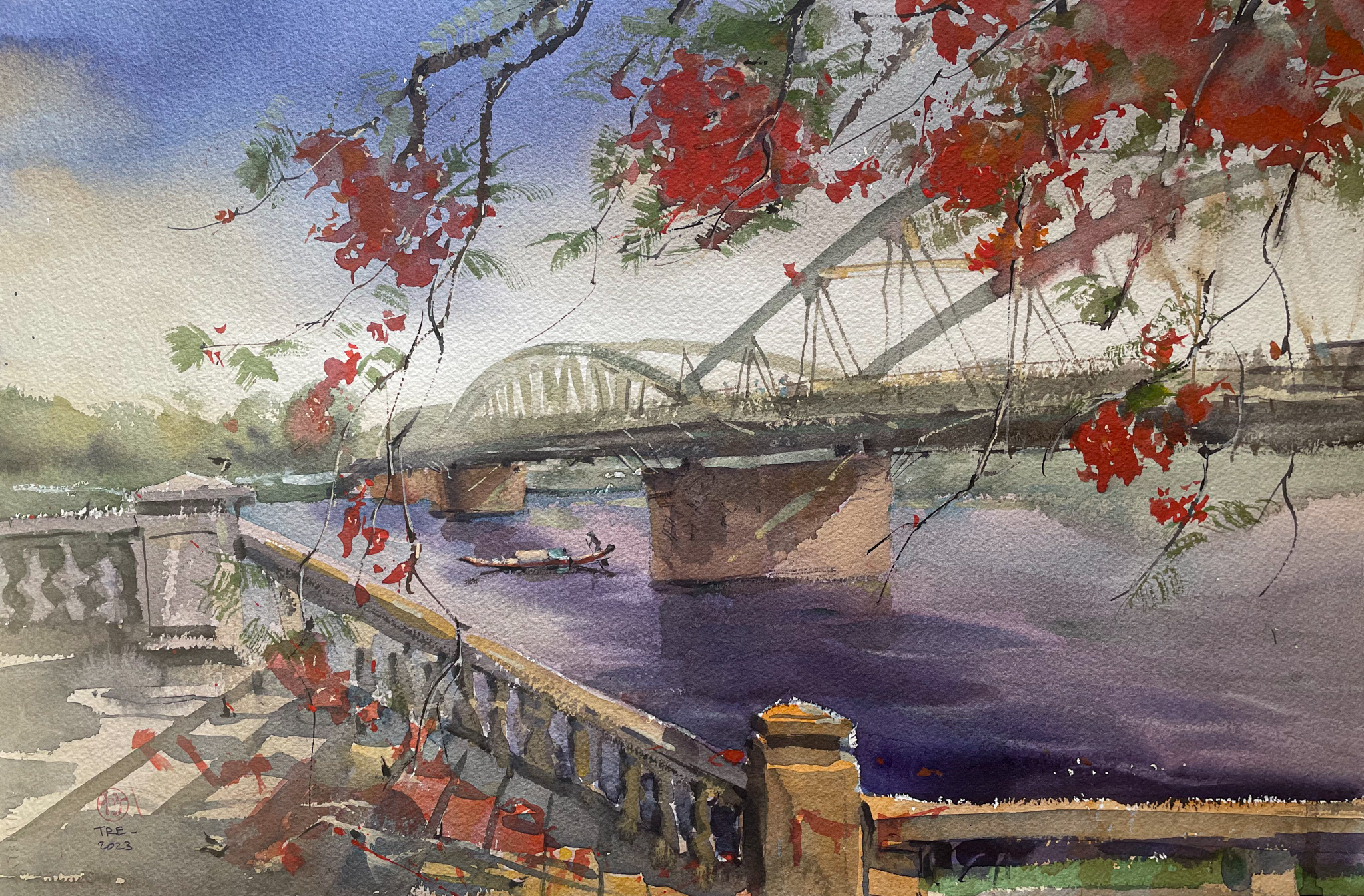 Vẽ - Đi - Tre - triển lãm hội họa - thiên nhiên Việt Nam - Đinh Quang Hải - nghệ thuật - văn hóa - luxuo 4