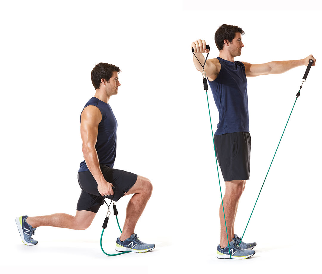 tập thể dục - dây kháng lực - bài tập toàn thân - cải thiện sức mạnh - luxuo 14