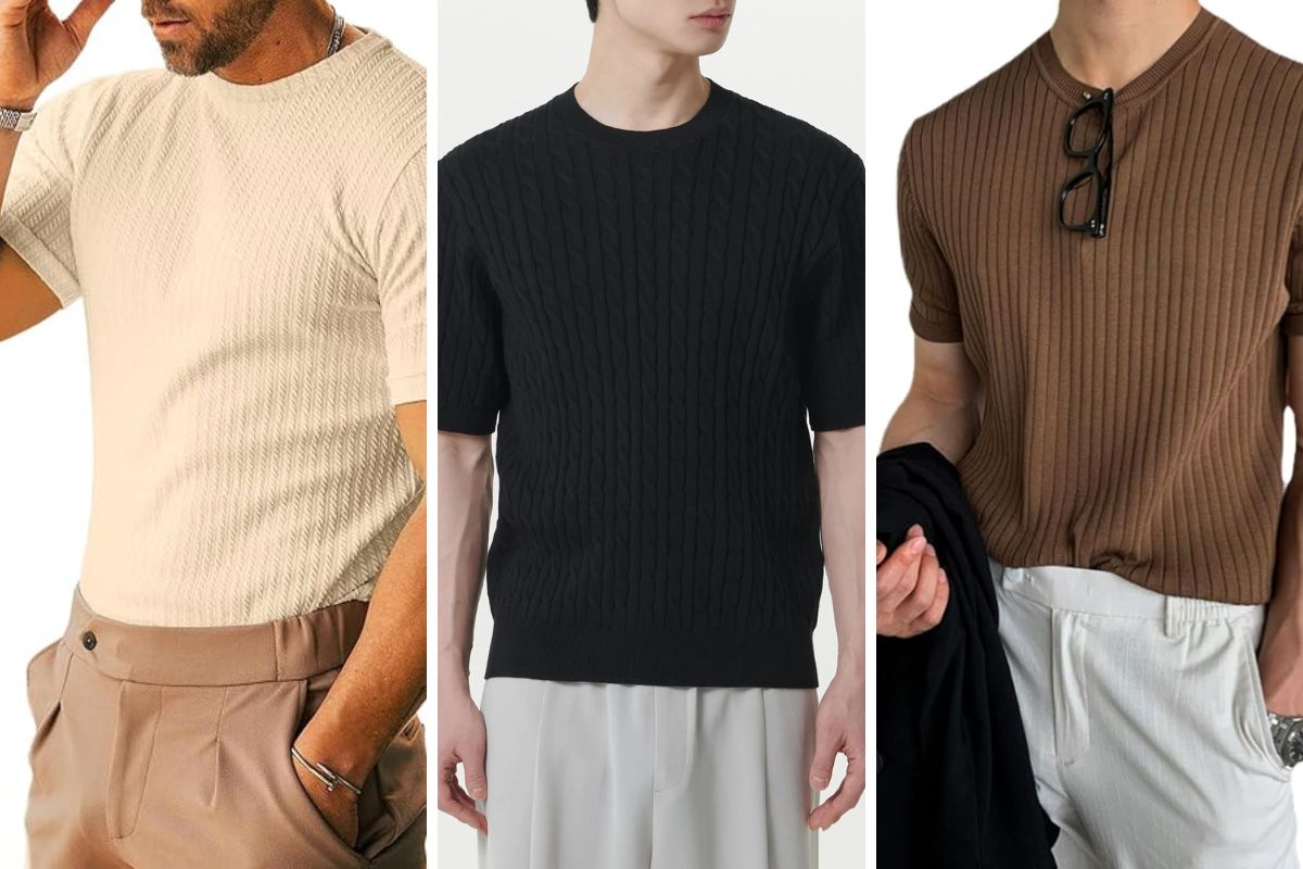 thời trang nam - áo len - đồ dệt kim - mùa thu-đông - phối đồ - luxuo 23